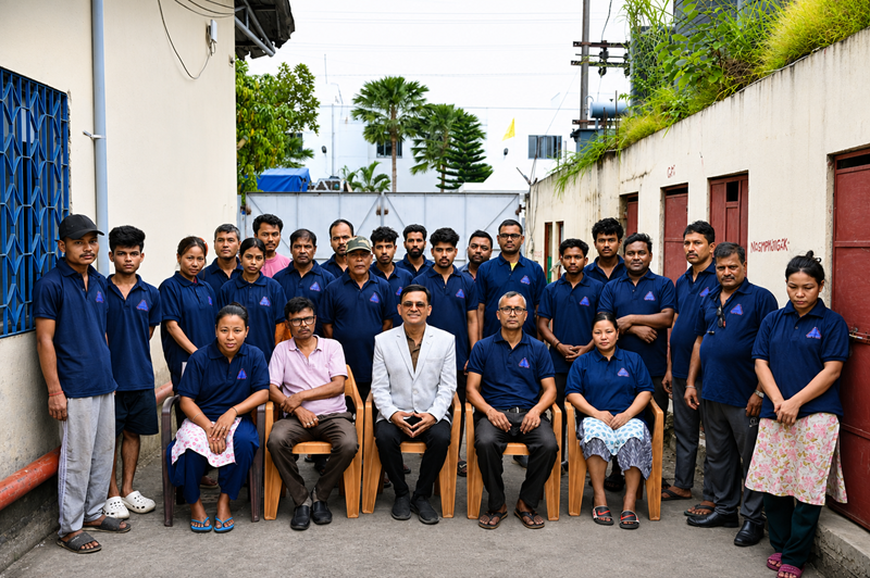 Shree Balajee Group team at the manufacturing facility
