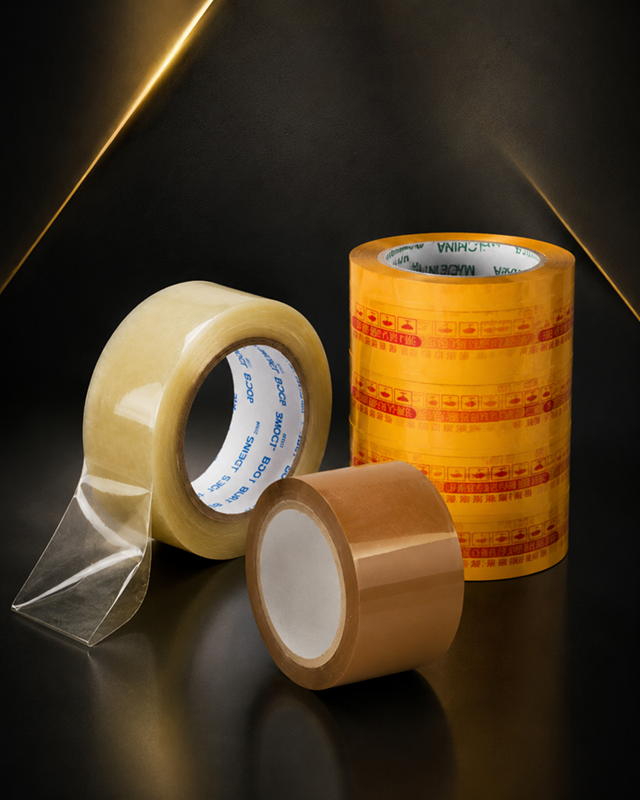 BOPP adhesive tape rolls manufactured by Shree Balajee Group